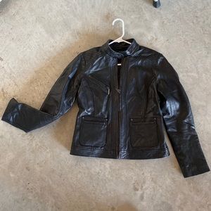 Bernardo leather jacket size M